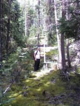 Troy in the woods!